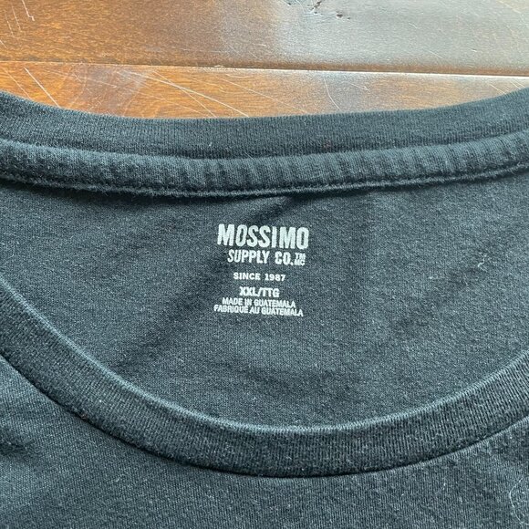 Mossimo Black Short Sleeve Crew Neck - Picture 2 of 5